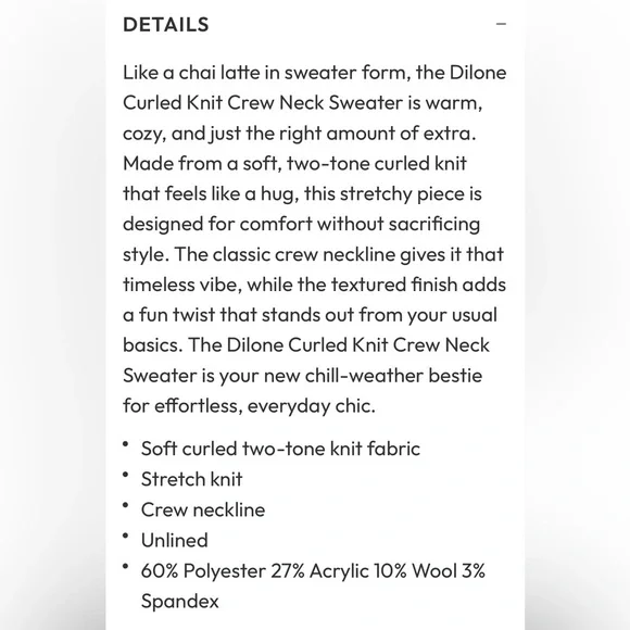 Vici - Crew Neck Sweater - Picture 7 of 8